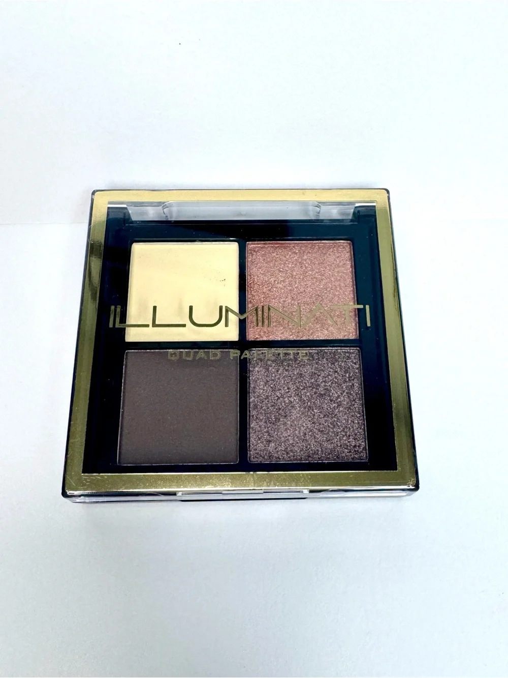 ILLUMINATI Quad Eyeshadow Palette - Cream, Rose Gold, Taupe, Deep Brown